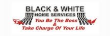 Logo for Black & White Home Services