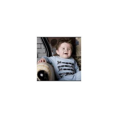 Sooki Baby romper sleepsuit, boys train romper