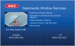 Logo for NWS Window Cleaners Melbourne