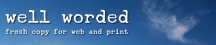 Logo for Well Worded Copywriting