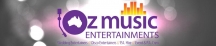 Logo for Oz Music Entertainments - Mobile Disco QLD