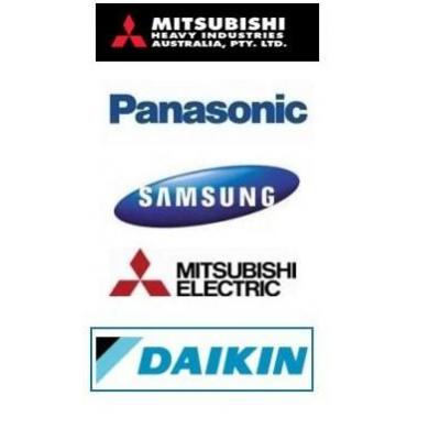 Mitsubishi
Panasonic
Samsung
Daikin