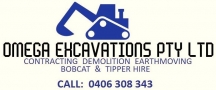 Logo for Omega Excavations Pty Ltd
