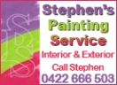 Logo for Stephen's Painting Service Brisbane
