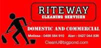 Logo for Commercial Cleaning Canberra RITEWAY Cleaning Services