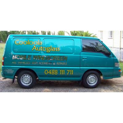 The Cooloola Autoglass mobile van