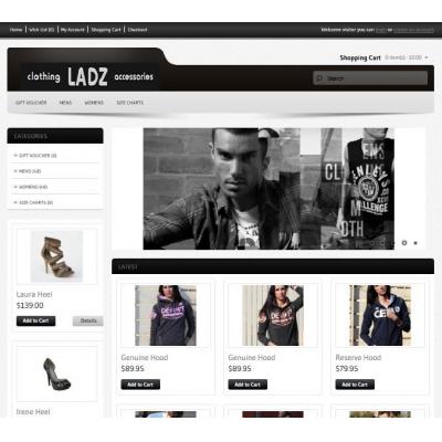New website designed for a small business.