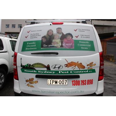 Van 7 in cronulla doing a pest inspection