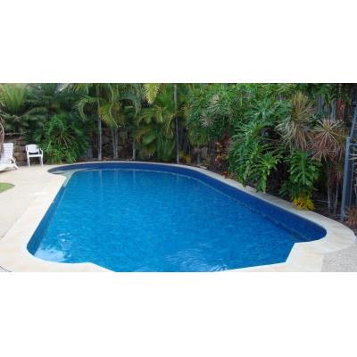 Commercial Caribbean vinyl liner in Cooinda Apartments on Hamilton Island
