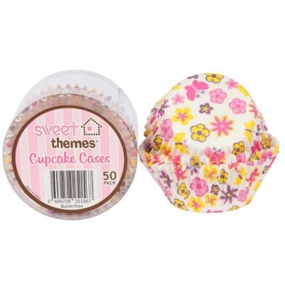 Pack of 50 butterflies cupcake cases, great for cupcakes, muffins and other baking delights
