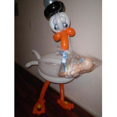 Delivery stork great for baby shower or the new mum.