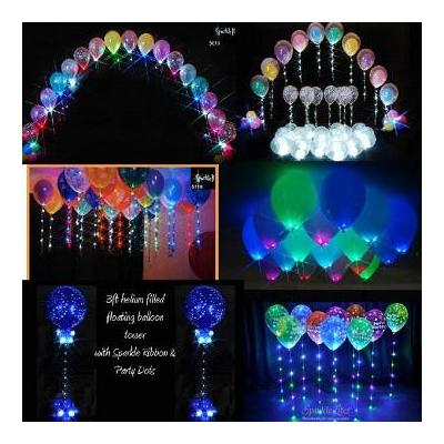 For that "wow" factor add balloon lights to your party balloons.
Contact Balloons Infinity for availability and price.