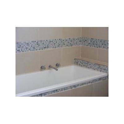 bathroom renovation new bath & tiles
