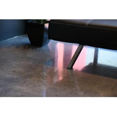 Staining adds dimension to the Architectural natural floor finish!