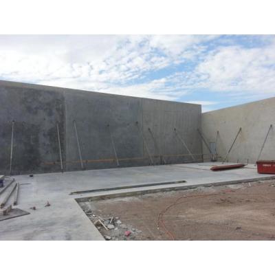 Erected and ready for the Structural Steel (roof)