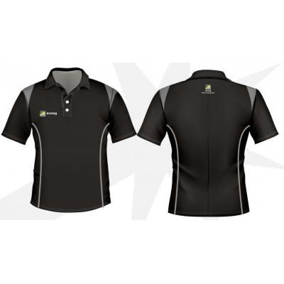 Stitch & Sew Polo shirt in polyester coolmax, interlock, speedo and cotton material