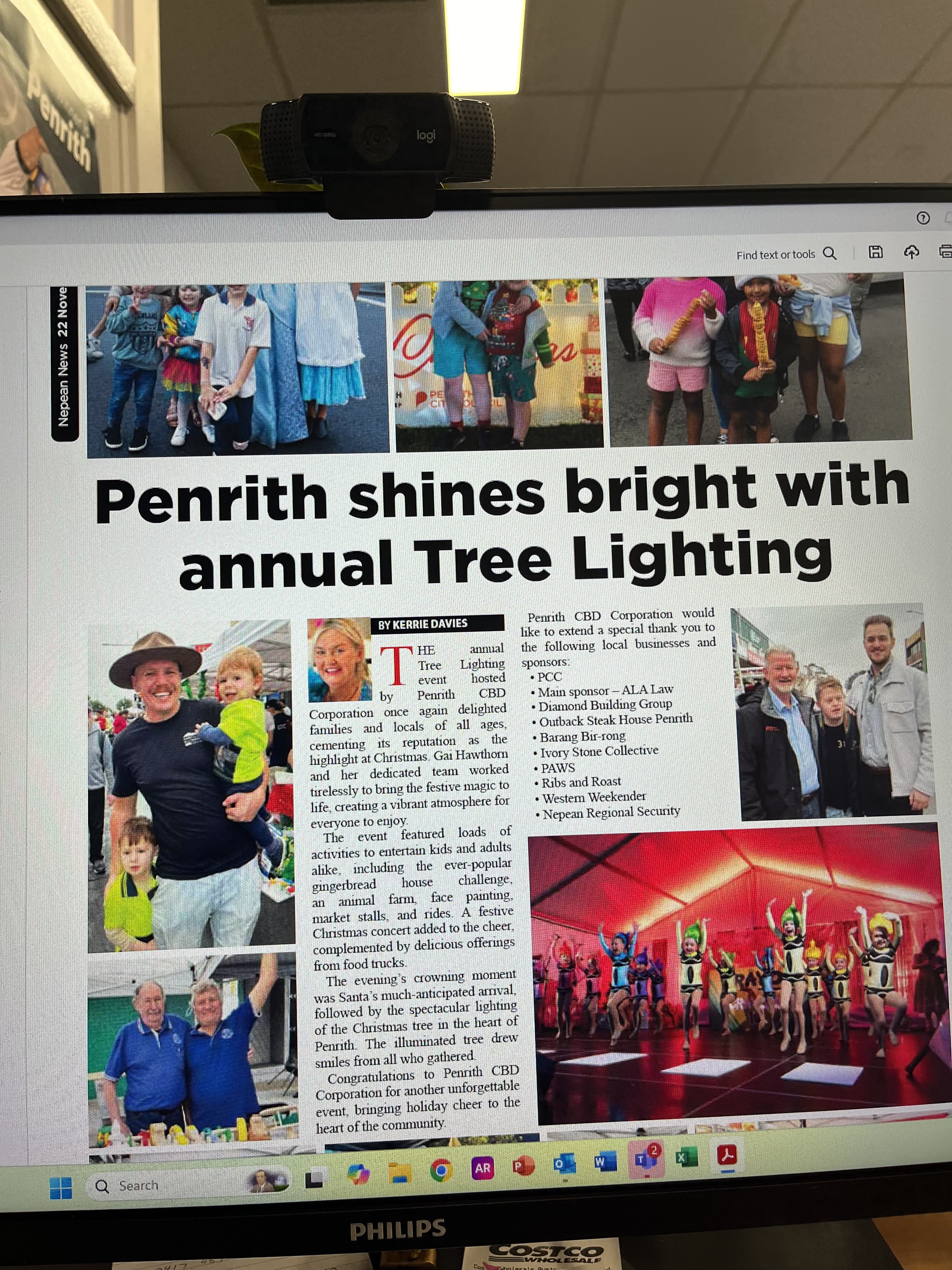 The image appears to depict a community event related to the annual Tree Lighting in Penrith, likely showcasing families and locals enjoying festive activities. This event may be an opportunity for local businesses, like Hot Water Services Penrith, to engage with the community, showcasing their plumbing services and promoting festive discounts or offers that align with the seasonal spirit. The image features people gathered, possibly around holiday-themed decorations, which could create a warm, inviting atmosphere conducive to local business partnerships and promotions.