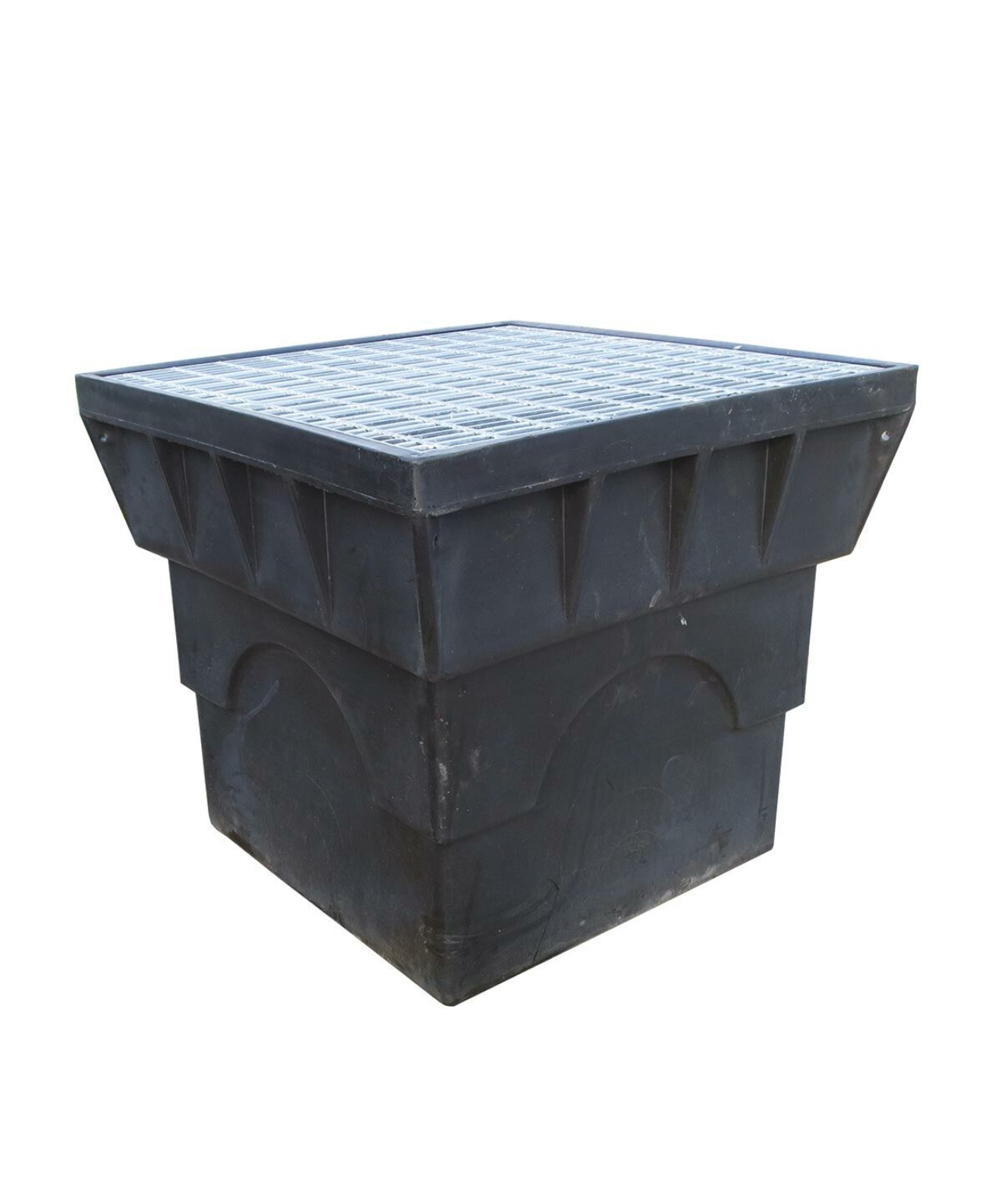 The image shows a square black stormwater drain pit, designed for effective water management and drainage systems. This component is essential for plumbing infrastructure, especially in residential and commercial properties. Given that Penrith City Plumbing Services operates in areas prone to heavy rainfall, proper drainage solutions like this are vital to prevent flooding and ensure efficient water flow. This drain pit would be installed underground, with its grid top visible on the surface, allowing surface water to enter while keeping debris out. It signifies the importance of drainage planning in plumbing services, which is a key service provided by the business in regions including Mulgoa and surrounding suburbs.