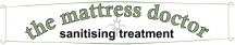 Logo for The Mattress Doctor