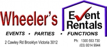 Logo for Wheelers Event Rentals