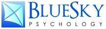 Logo for BlueSky Psychology