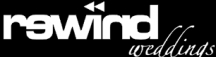 Logo for Rewind Weddings