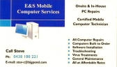 Logo for E&S Mobile Computer Services