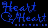 Logo for Heart2heart Ceremonies
