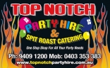 Logo for topnotch party hire