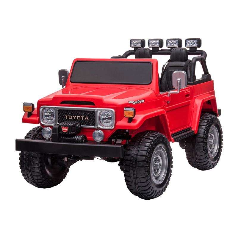 Licensed Toyota FJ-40 Electric Kids Ride on Car by Kahuna Red