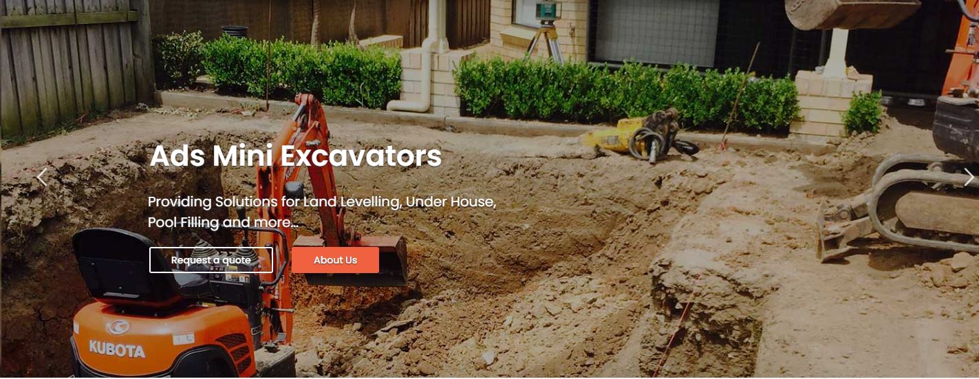 Ads Mini Excavators