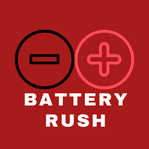 Battery Rush Mobile Car Battery Replacement 24/7 Logo
