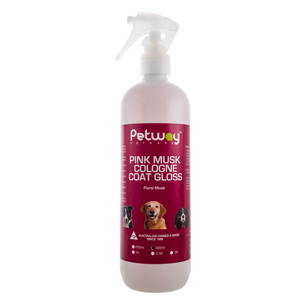 Petway Pink Musk Cologne & Coat Gloss for Dogs