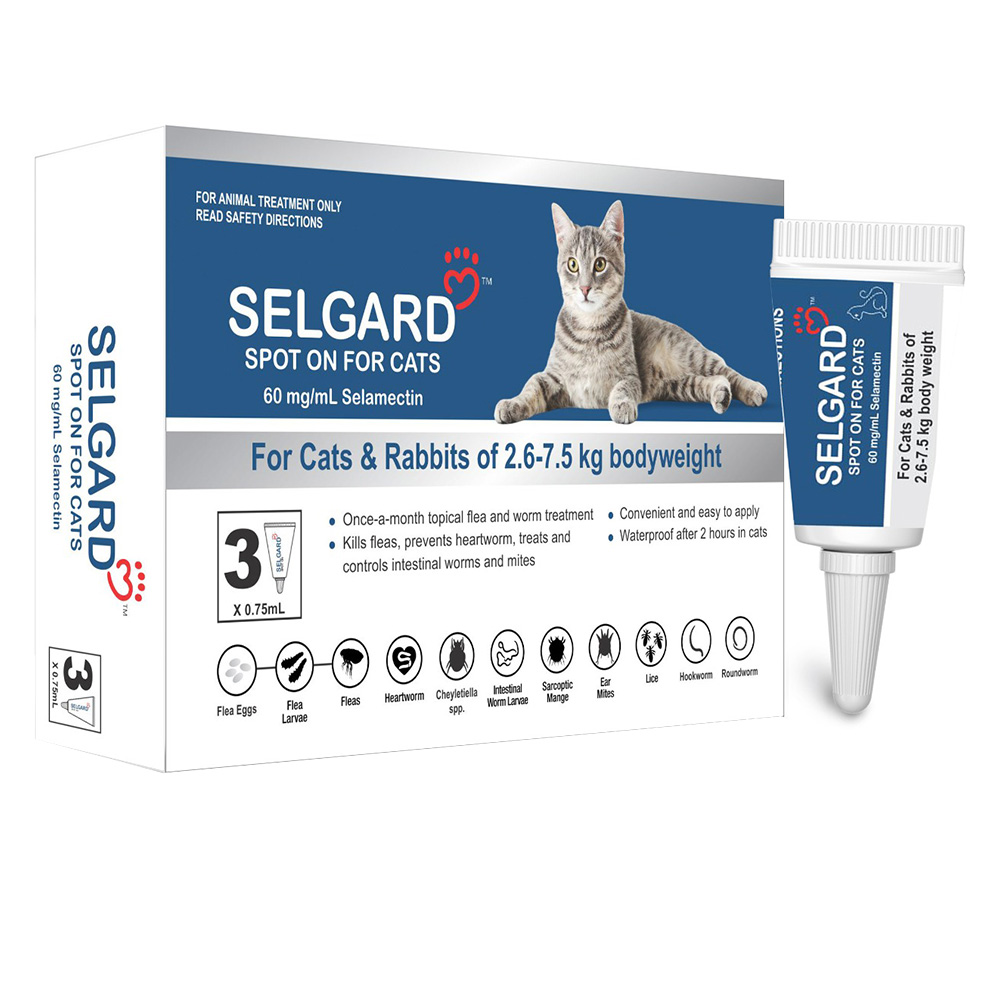 Selgard Spot-On for Cats | Flea, Tick & Parasite Protection