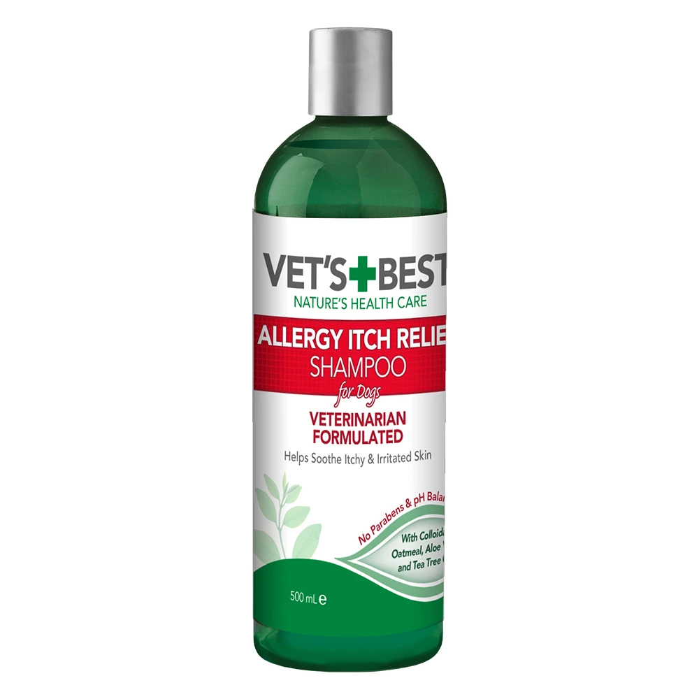 Vet’s Best Allergy Itch Relief Shampoo for Dogs | Soothing Skin Care
