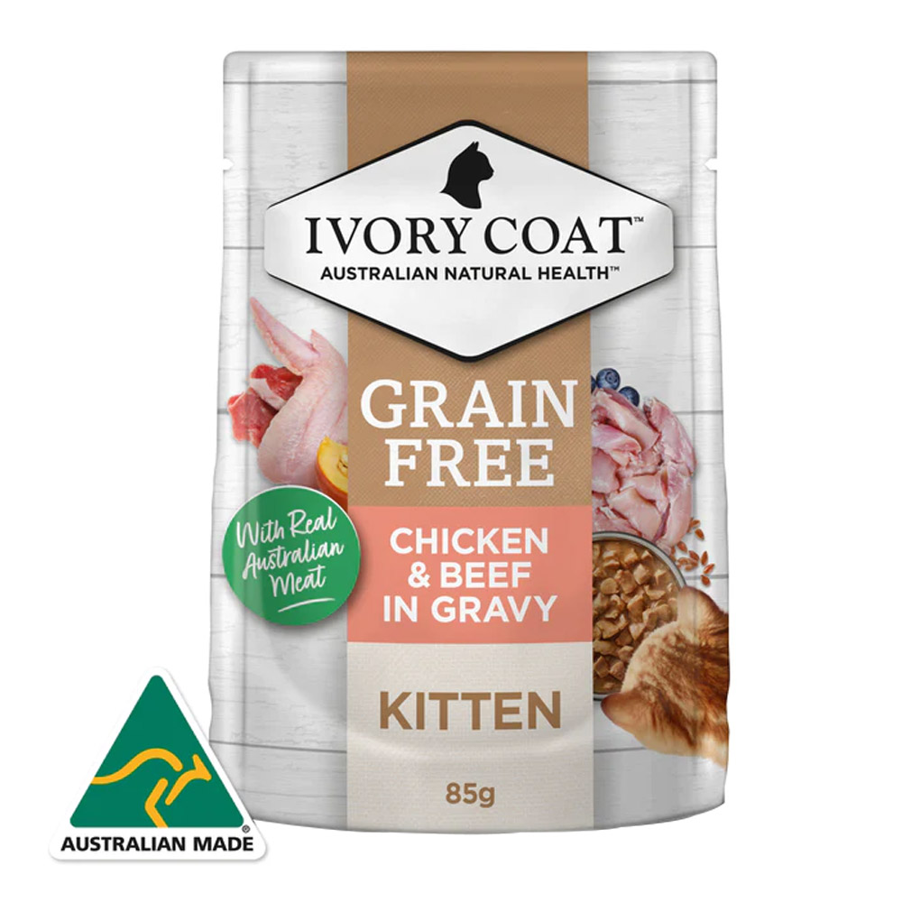 Ivory Coat Grain Free Chicken & Beef Kitten Wet Food
