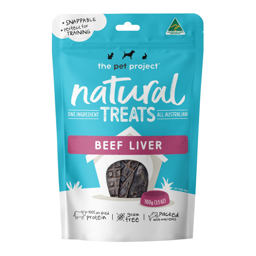 The Pet Project Natural Beef Liver Dog Treats