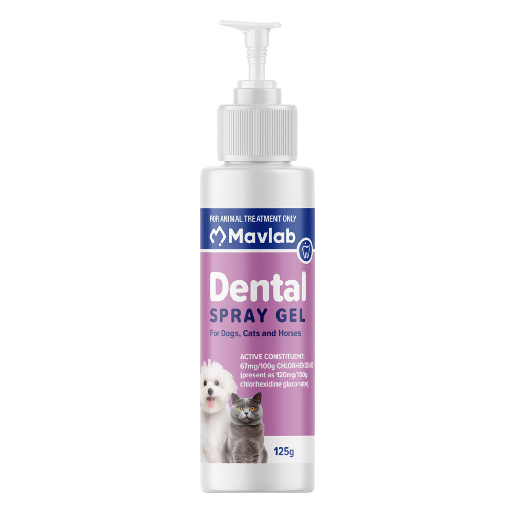 Mavlab Dental Spray Gel for Dogs | Fresh Breath & Clean Teeth