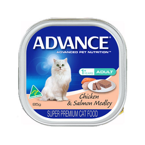 Advance Adult Cat Chicken and Salmon Medley Cans
