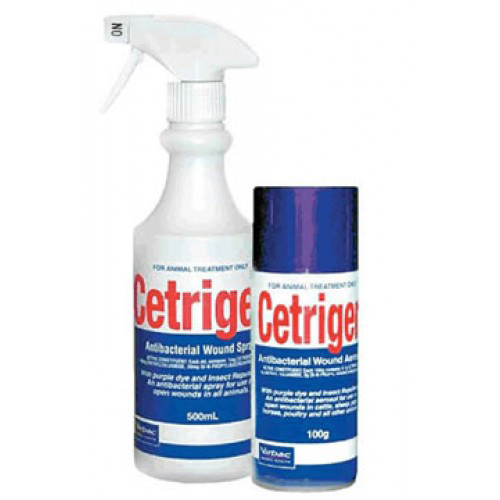 Cetrigen Antibacterial Spray for Dogs - Wound Care Solution