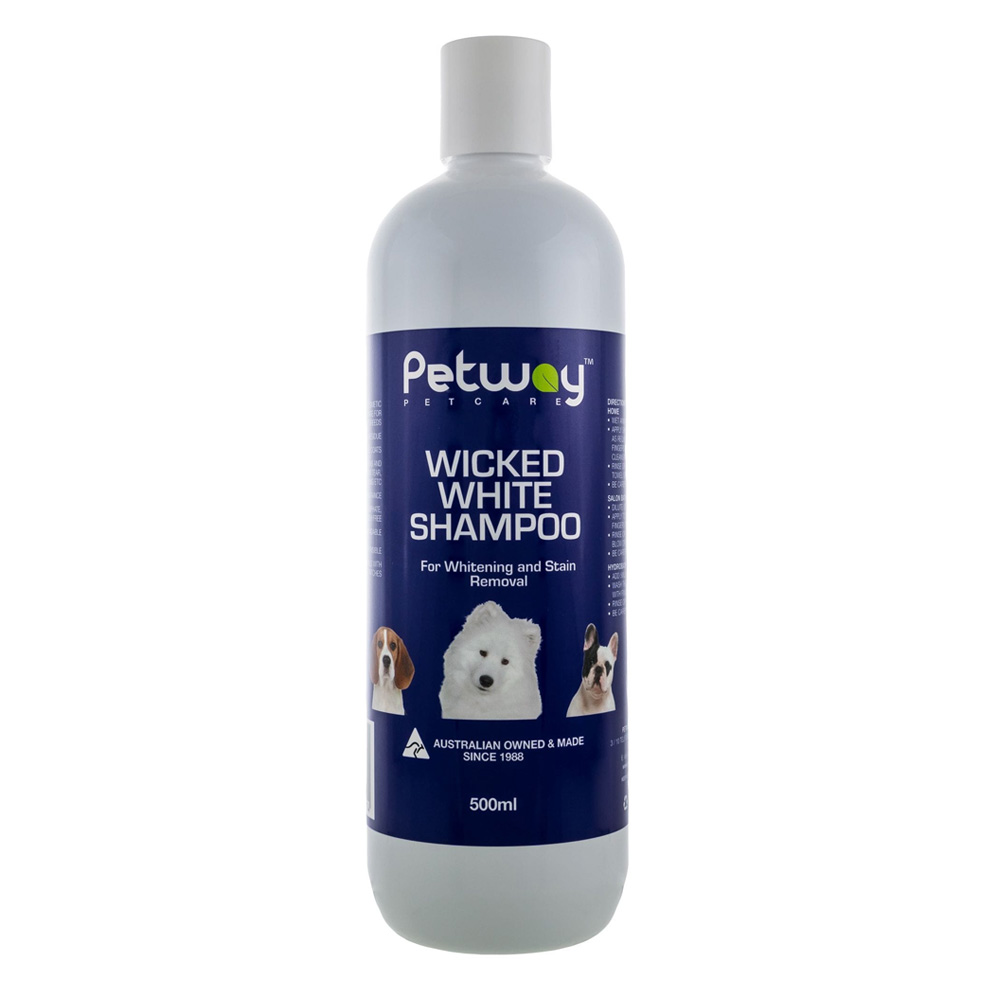 Petway Wicked White Shampoo for Dogs | Brightens & Removes Stains
