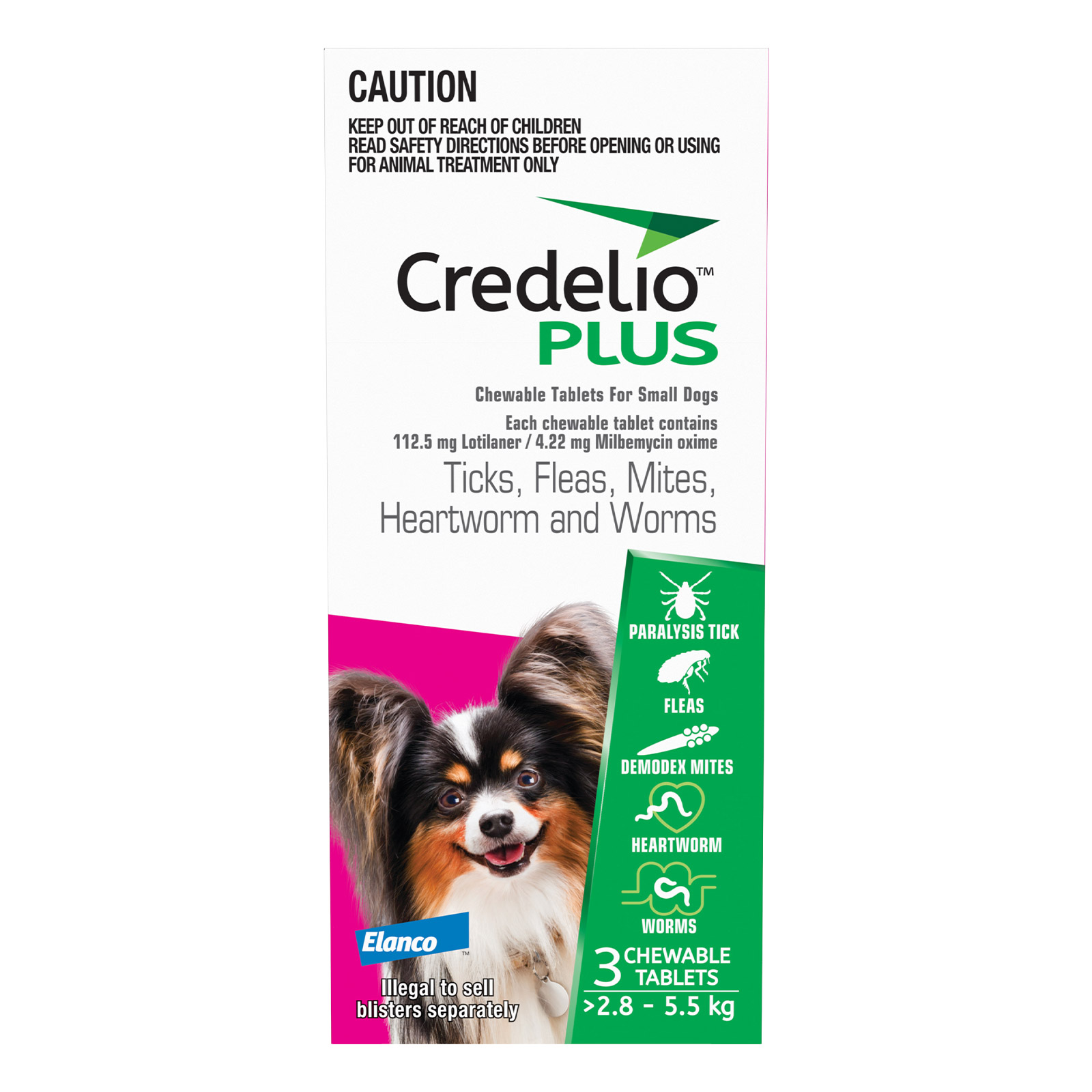 Credelio Plus Pink for Small Dogs | Complete Parasite Defence | Black Friday Sale