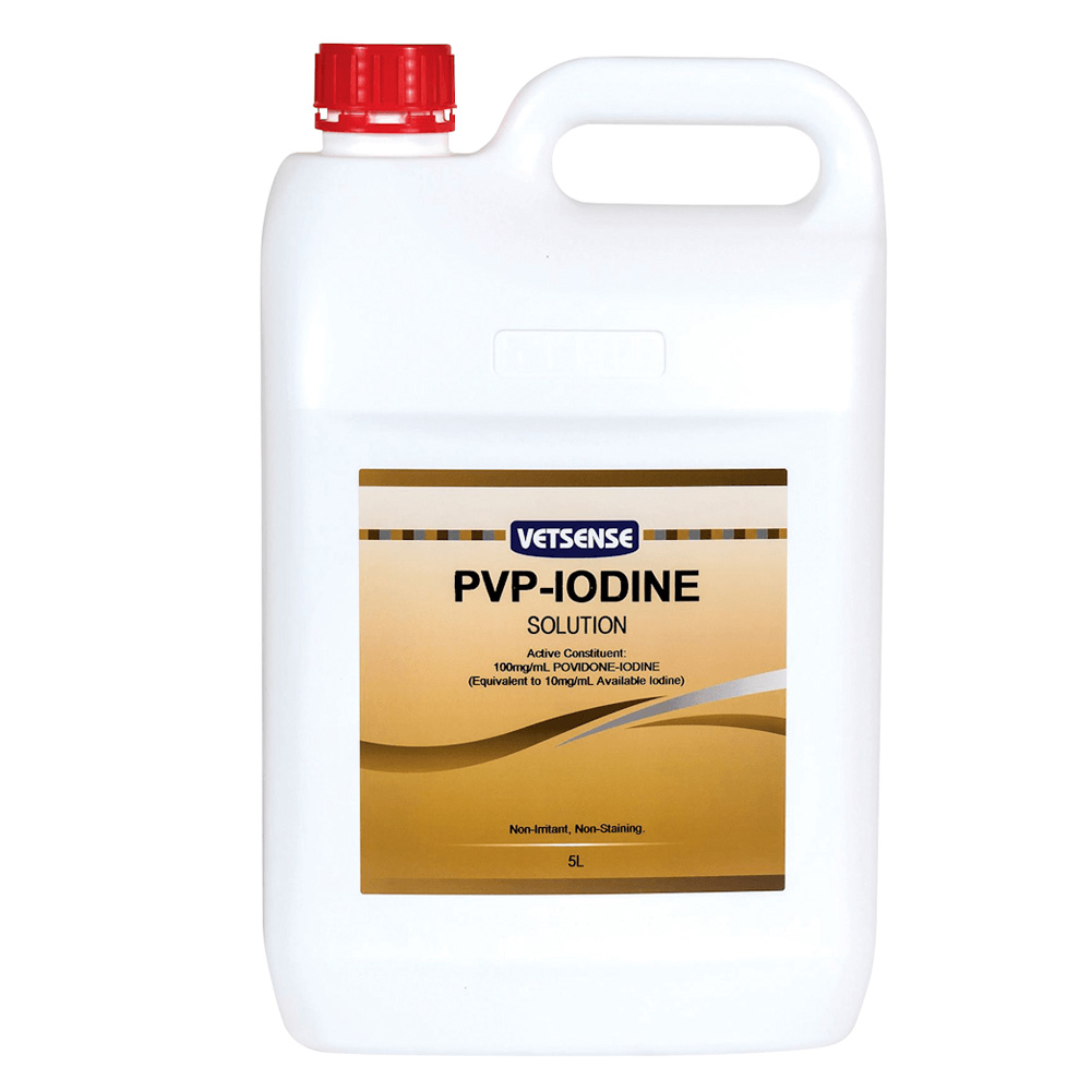 VetSense PVP Iodine Solution for Animals | Antiseptic Protection