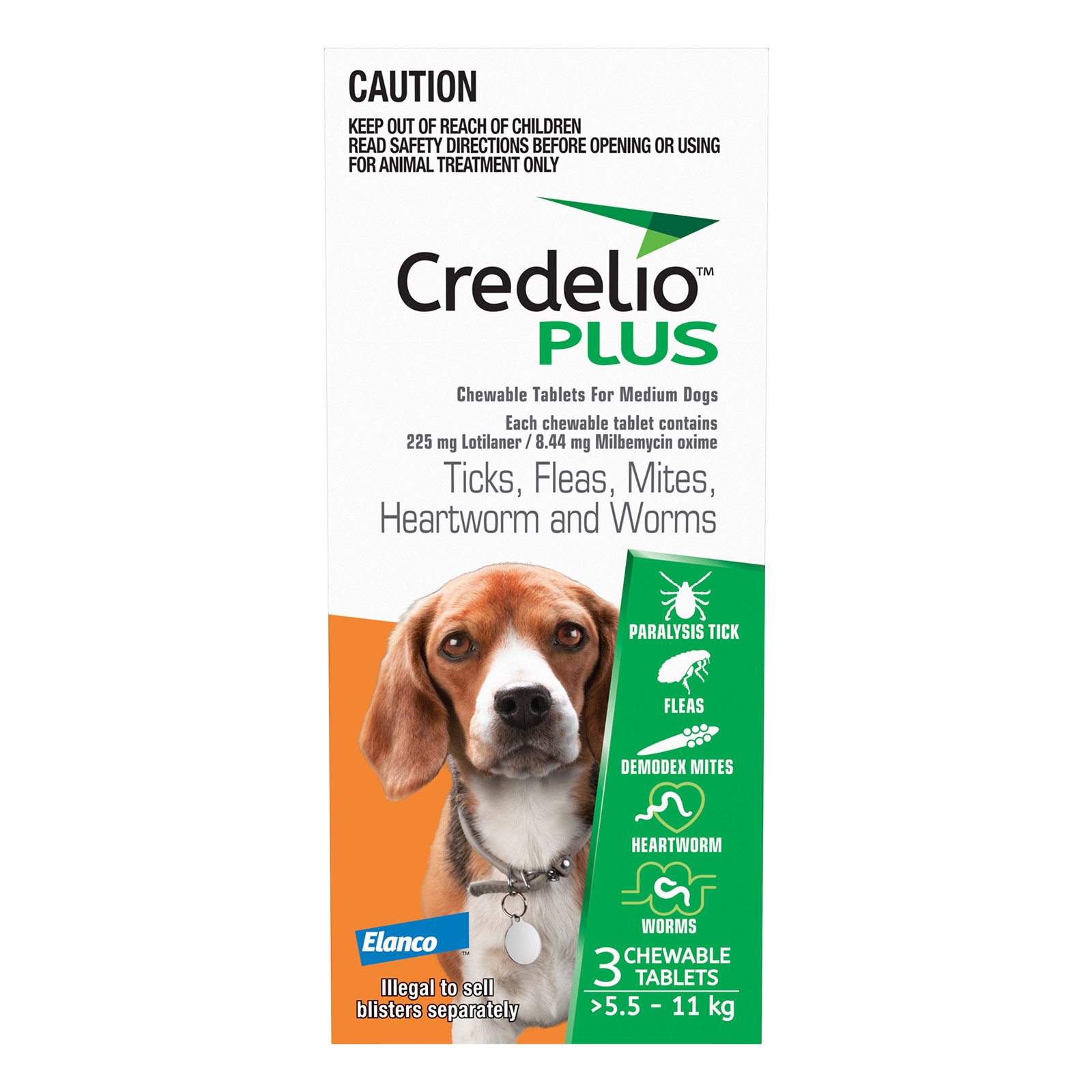 Credelio Plus Orange for Medium Dogs | Broad-Spectrum Protection | Black Friday Sale