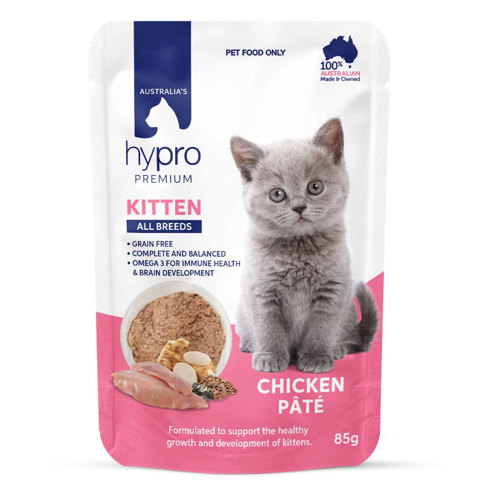 Hypro Premium Kitten Grain Free Chicken Pate Wet Food