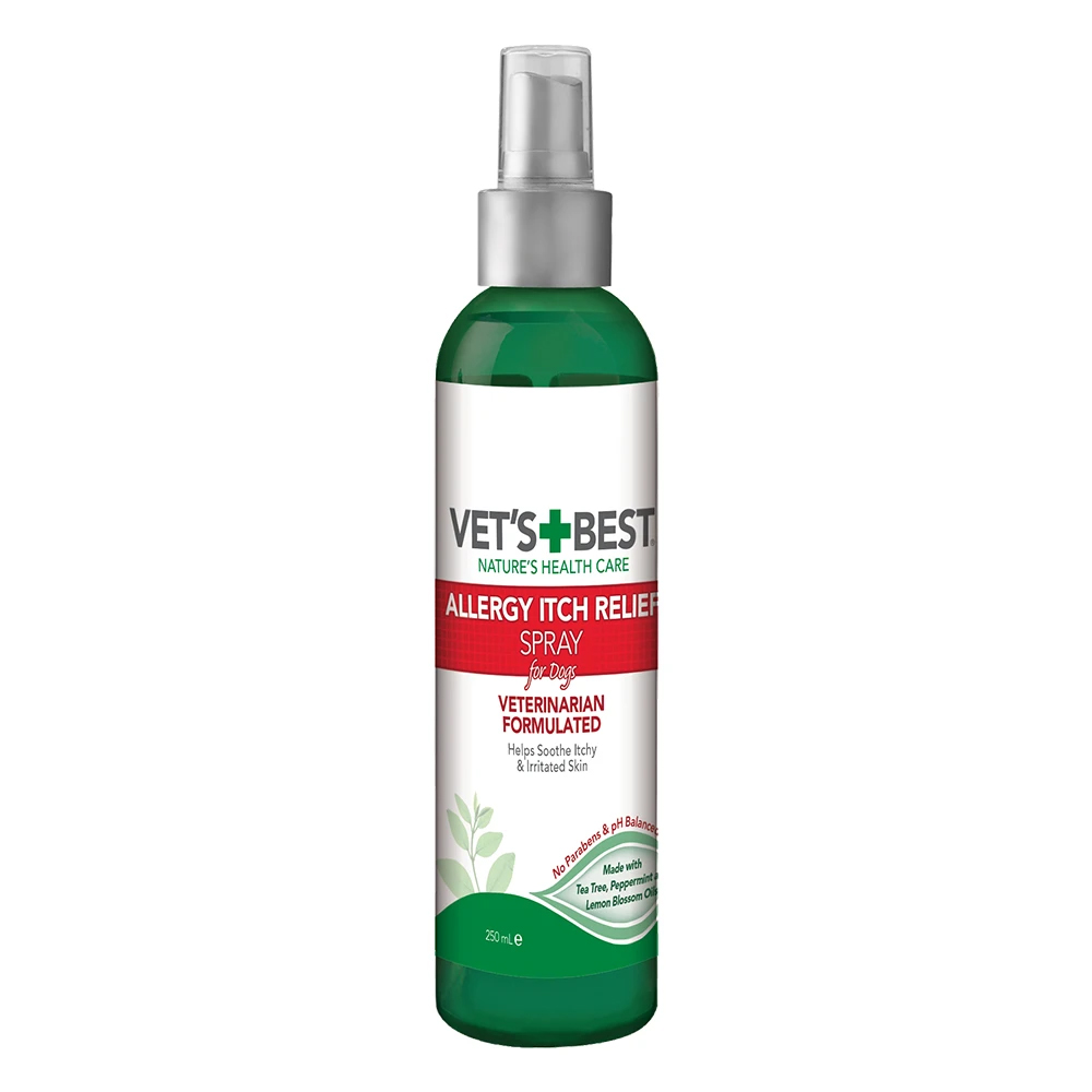 Vet’s Best Allergy Itch Relief Spray for Dogs | Fast Soothing Care