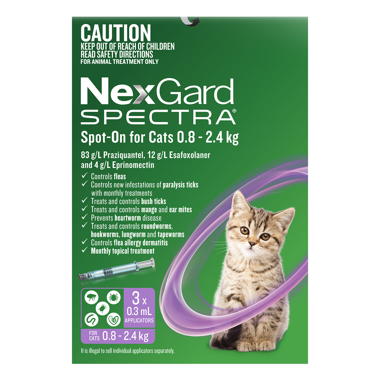 Nexgard Spectra Spot-on Cats