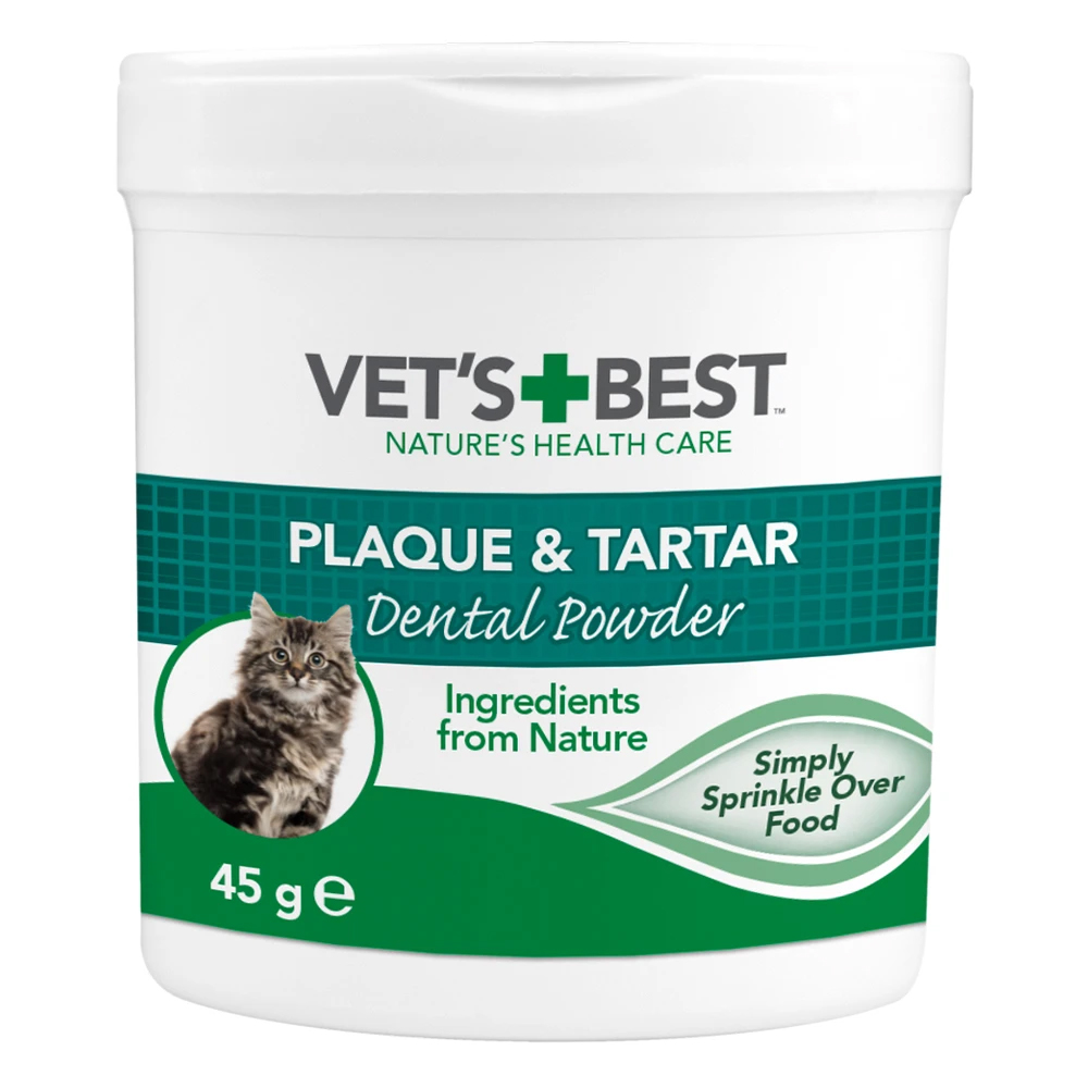 Vet’s Best Plaque & Tartar Dental Powder for Cats