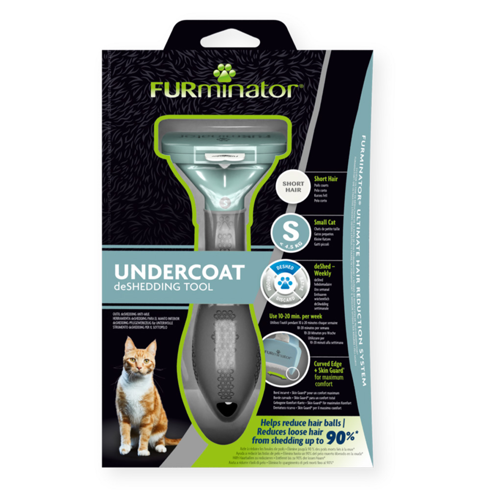 Furminator Undercoat Deshedding Tool for Short Hair Cats