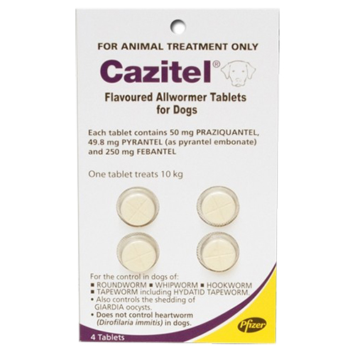 Cazitel Allwormer Tablets for Dogs